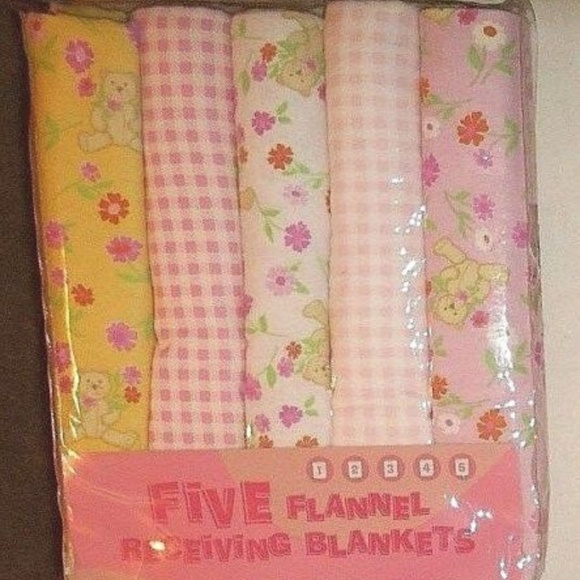 Vintage Soft 5 Combed Cotton Flannel Blanket Set